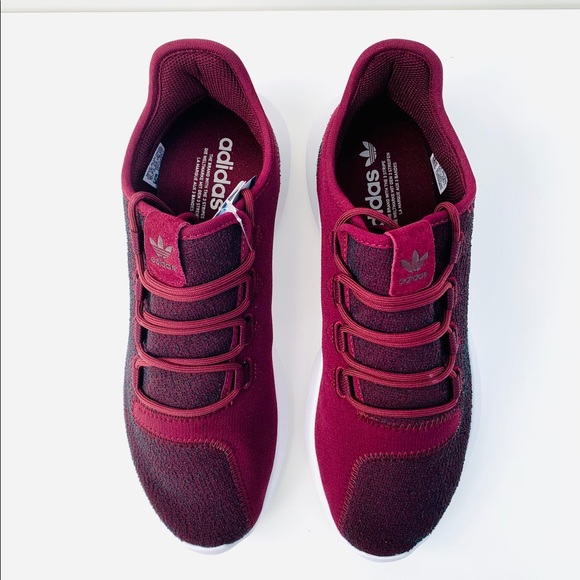 adidas tubular shadow maroon
